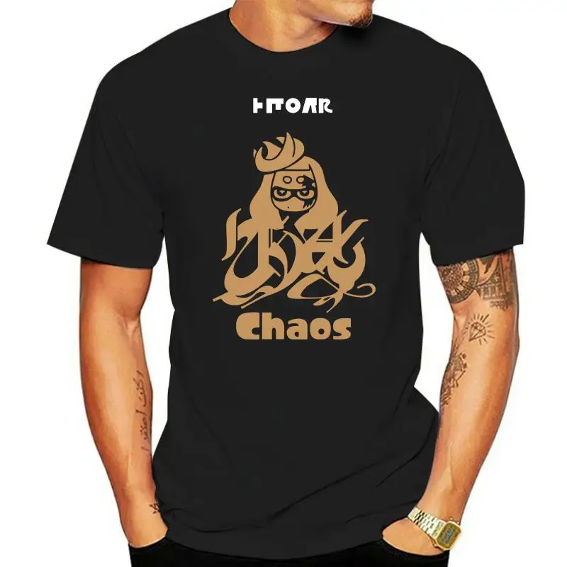 Chaos - Splatoon 2 Splatocalypse Splatfest Unofficial Men'S T-Shirt Black Oversized Tee Shirt