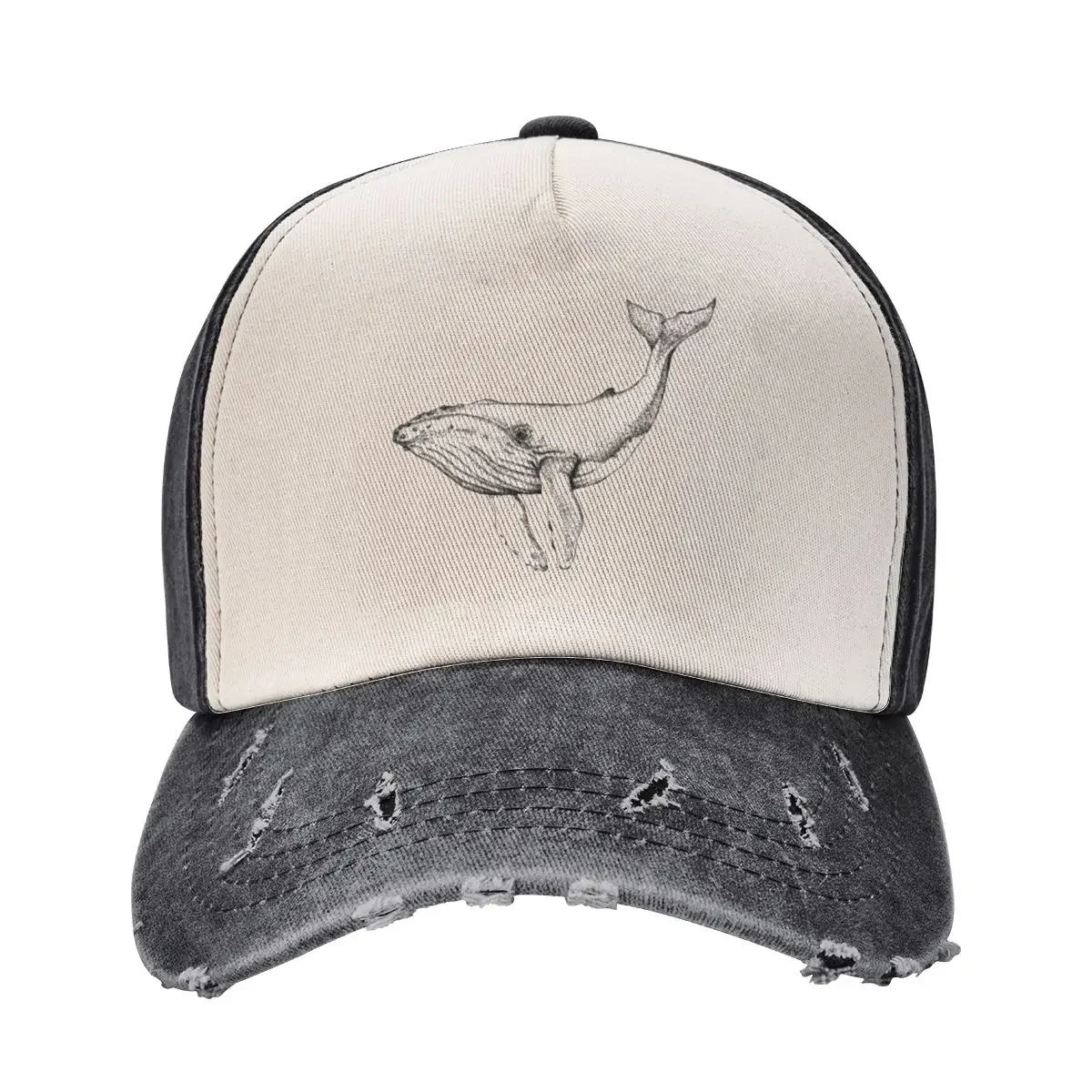 Humpback whale Baseball Cap Hat Beach Visor Mens Hats Women's