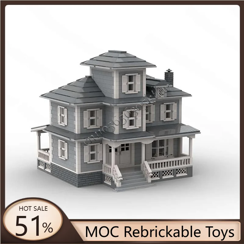 

4311 PCS Of MOC Country House Creative Building Toys Building Brick Challenging Toy Holiday Gift Suitable For Dults And Children