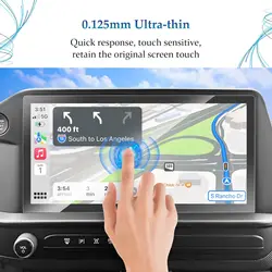 2PCS PET protector For Ford Tourneo CustomTransit Custom 2024 2025 CAR 13INCH GPS Protective film LCD Screen Anti-scratch film