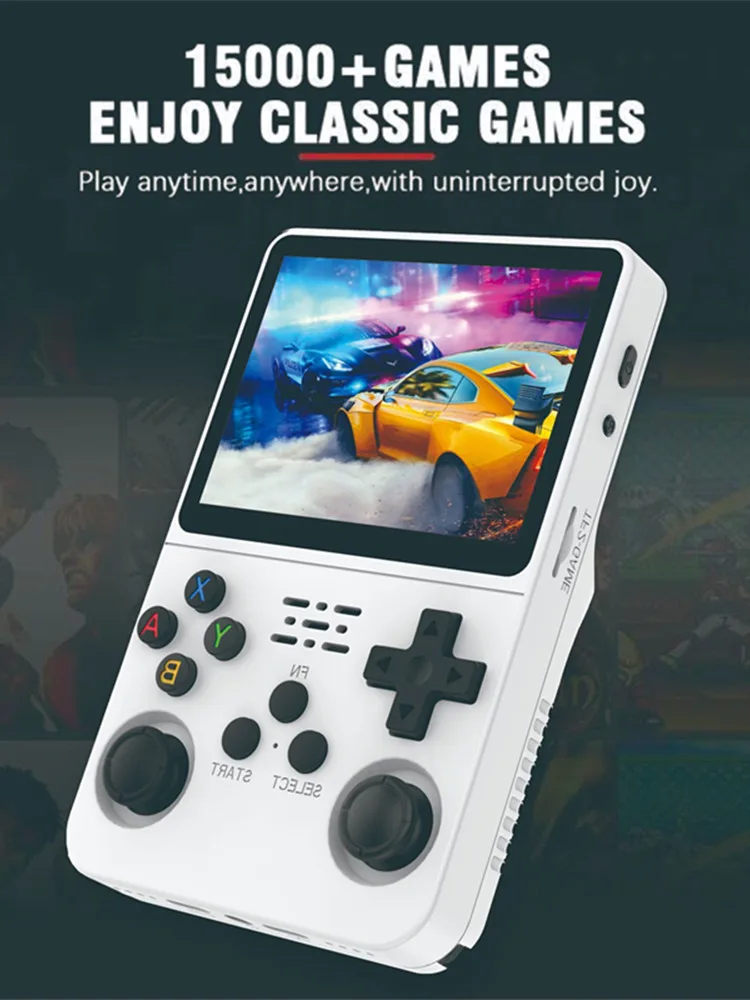 Retro R36S Handheld Video Game Console 3,5 Inch IPS Scherm 128GB Voorgeladen Games Draagbare Pocket Speler Linux Systeem - afbeelding 2