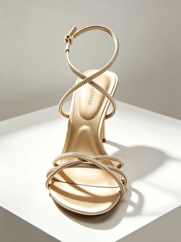 Glisten Rhinestone Strappy Hee - Crossfit Ladies 评论和价格