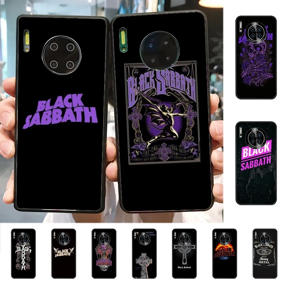 B-Black S-Sabbath Smart Phone Case For Huawei Mate 10 20 30 40 50 Lite Pro Nova 3 3i 5 6 SE 7 Pro 7SE