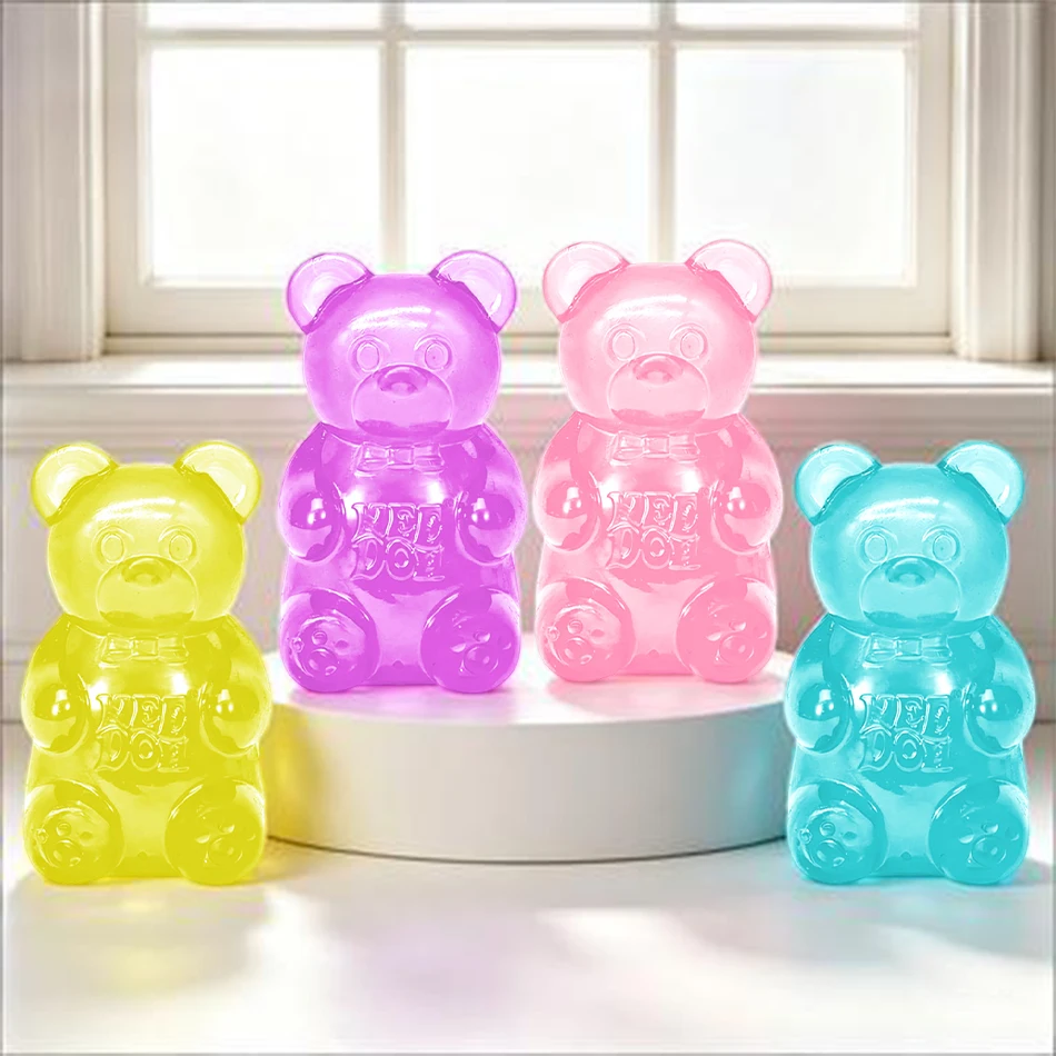 Maltose Niedlicher Bär Maltose Quetschspielzeug Buntes Sensorisches Spielzeug Kreatives Neues Produkt Schreibtischdekoration Stressabbau-Puppe Geschenke – Detail 5