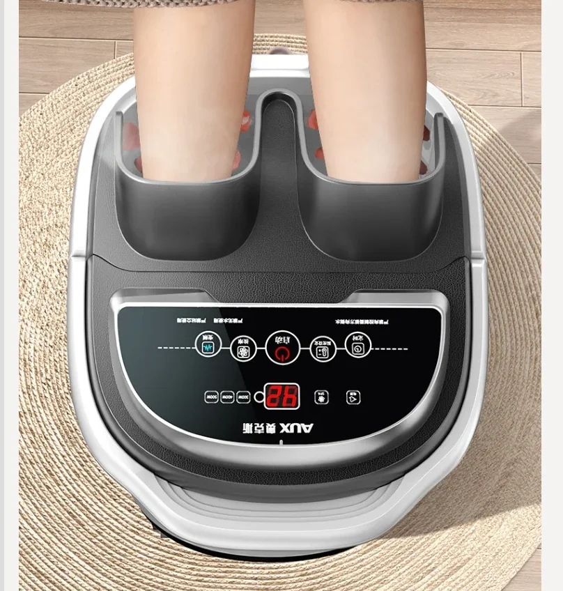 220V AUX Electric Foot Bath Tub with Heating Constant Temperature and Massage Automatic Deep Soak WBD