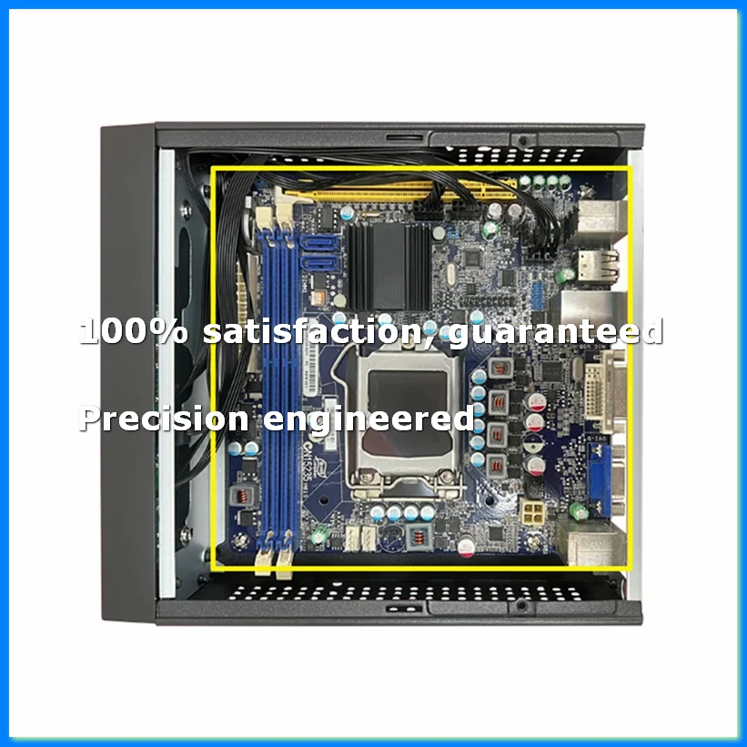 M09 HTPC Host Mini ITX Computer Chassis DC Power Supply Industrial Control Chassis Home Desktop Computer Case-A22U