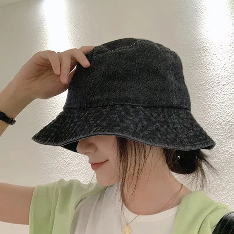 Cowboy fisherman hat men's and women's spring and summer thin ins face covering sun hat, sun protection basin hat