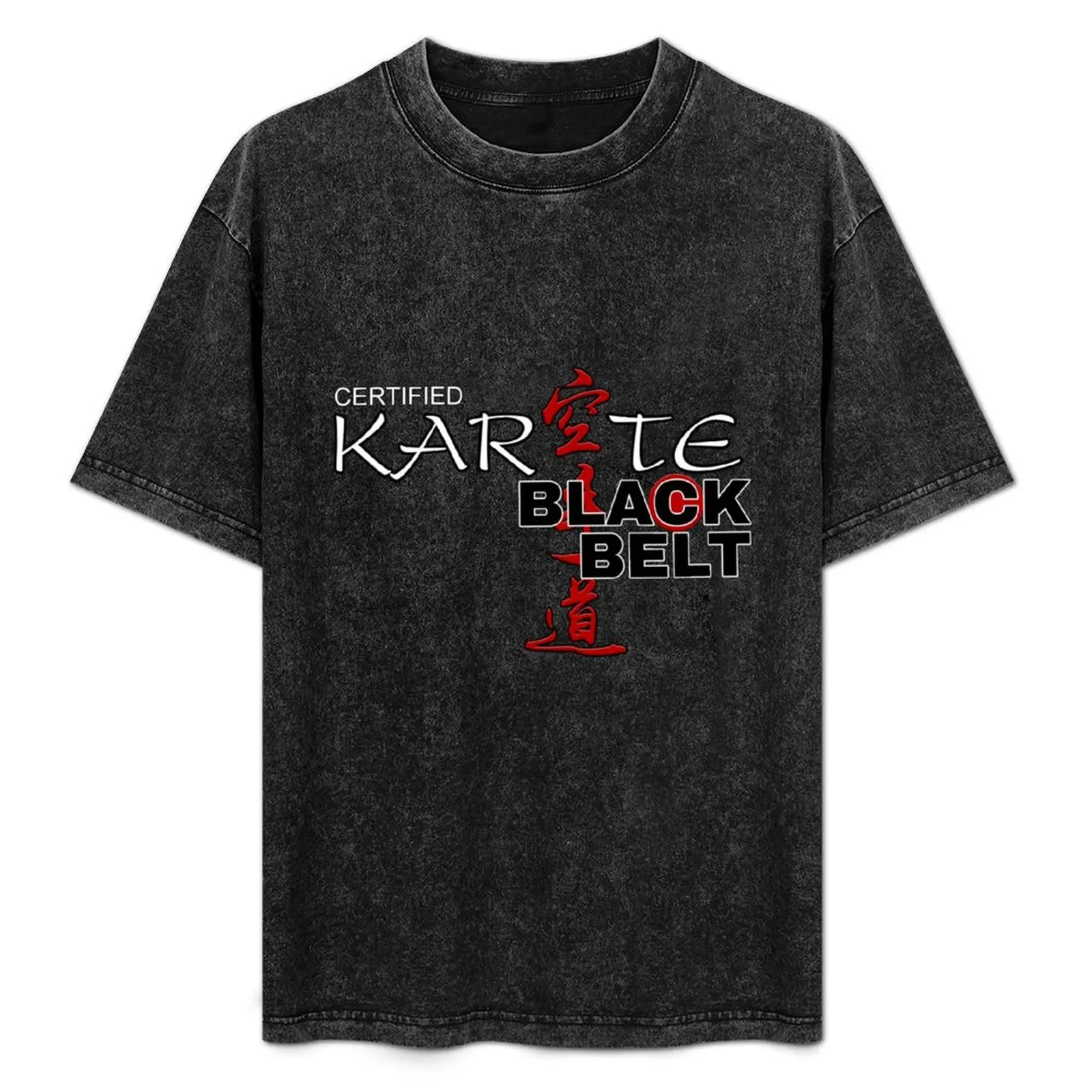 

Karate - Certified Karate Black Belt T-Shirt boys animal print oversized graphic tee mens graphic t-shirts big and tall