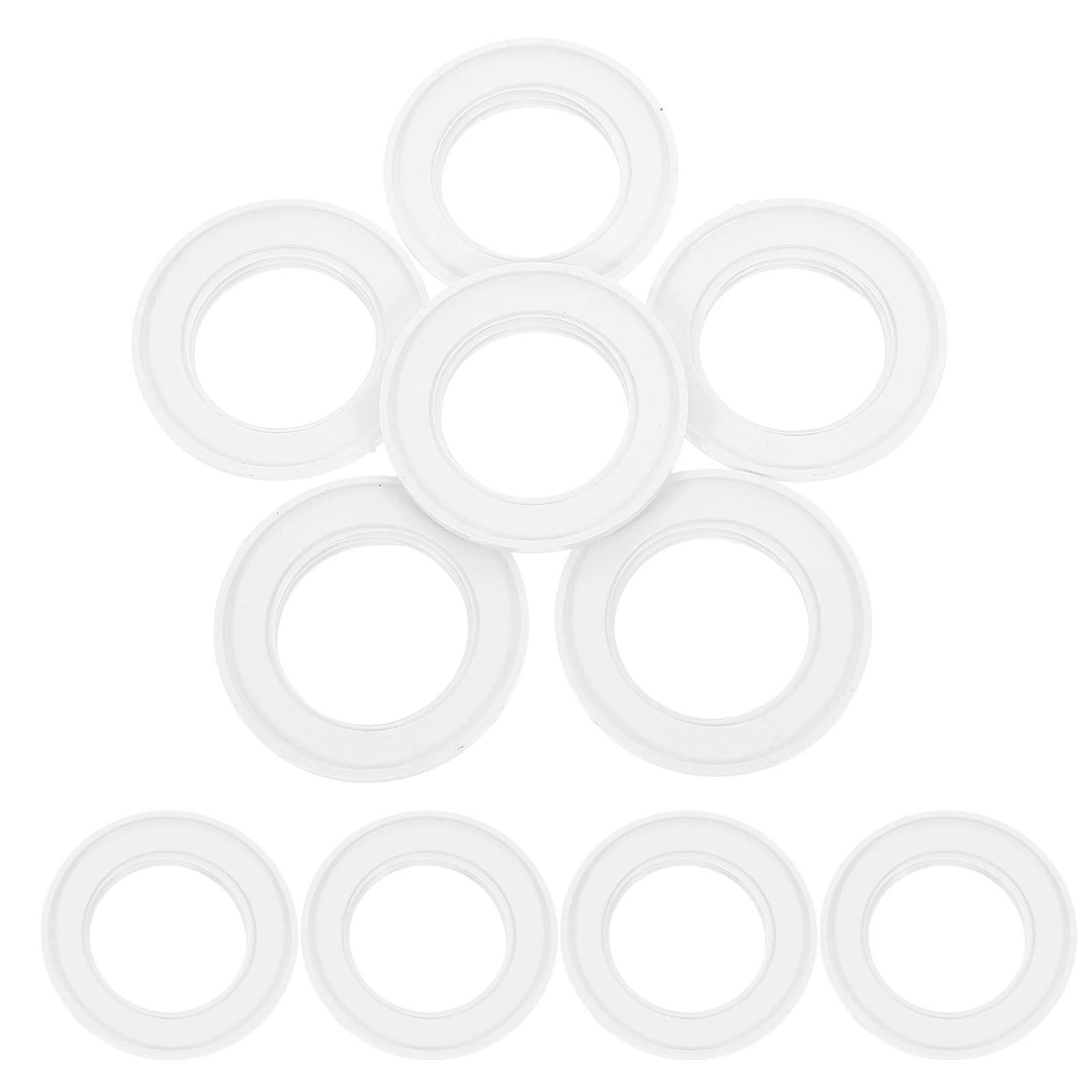 

10pcs Lamp Shade Ring Plastic Adapter for Table Lamp Repair Parts E14 Lampshade Reducer Collar Lighting Accessories