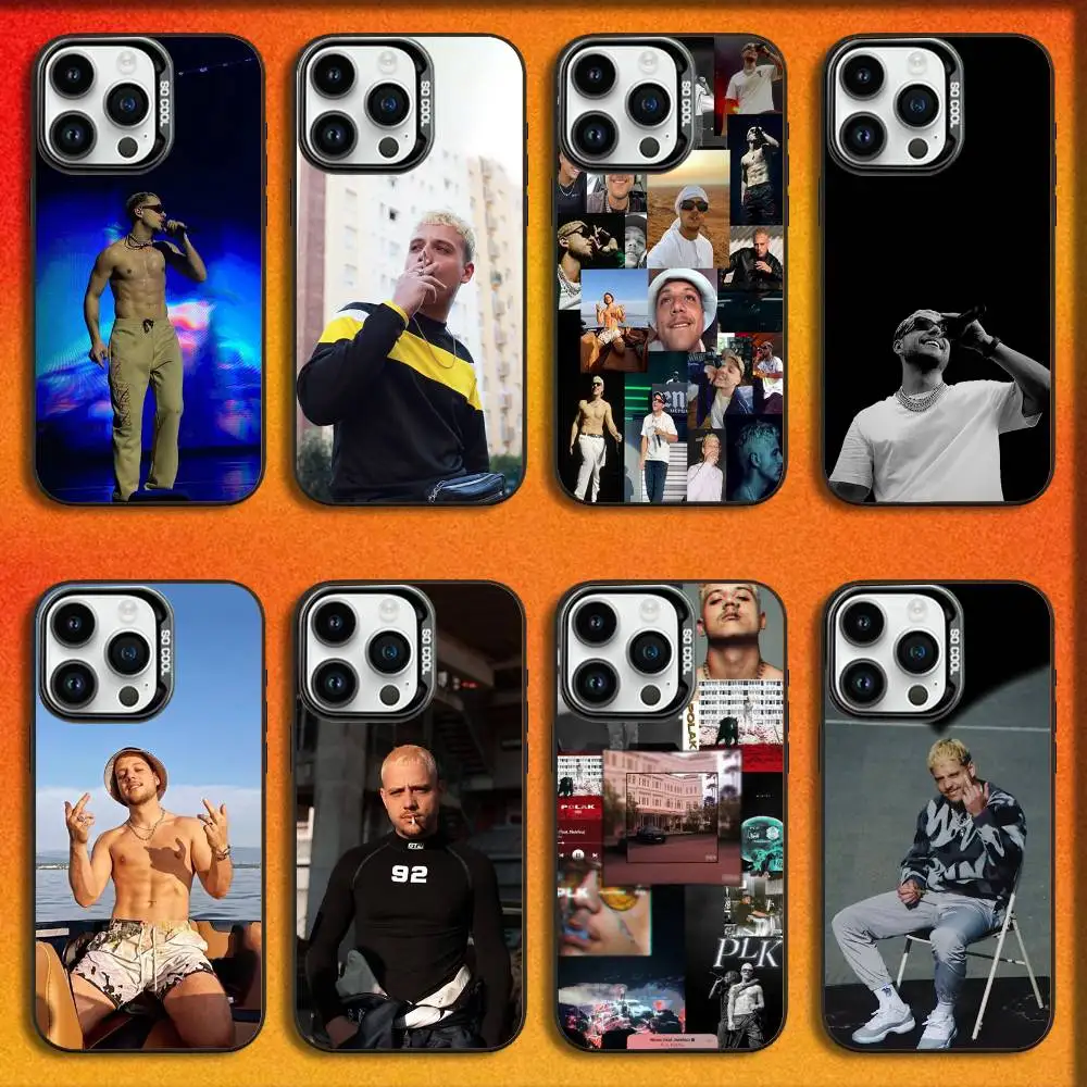 

Rapper P-PLK Mathieu Phone Case For iPhone 16,15,14,13,12,11,Mini,Pro,E,MAX Black Candy Matte Shockproof Cover