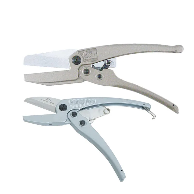 Muromoto Merry Cutter SX5 SX7 Japanese Ratchet Scissors for Rubber Hose Urethane Leather & Soft Material Cutting
