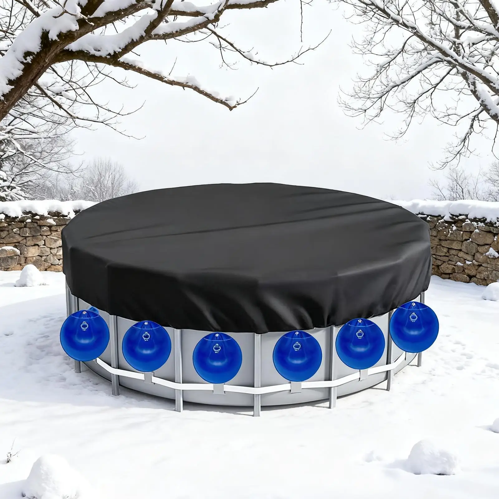 

Pool Cover Water Bags 10 Pieces Pool Cover Bags With Buckle Thickened Tub Weights For Poolside Backyard Garden Winter Ground