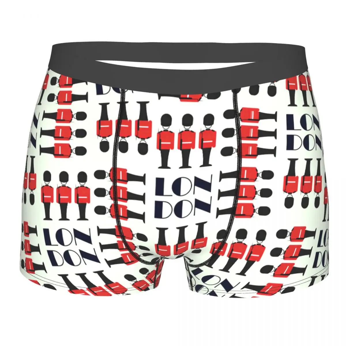 

London Seamless Pattern With Soldiers Underpants Breathbale Panties Male Underwear Print Shorts Boxer Briefs