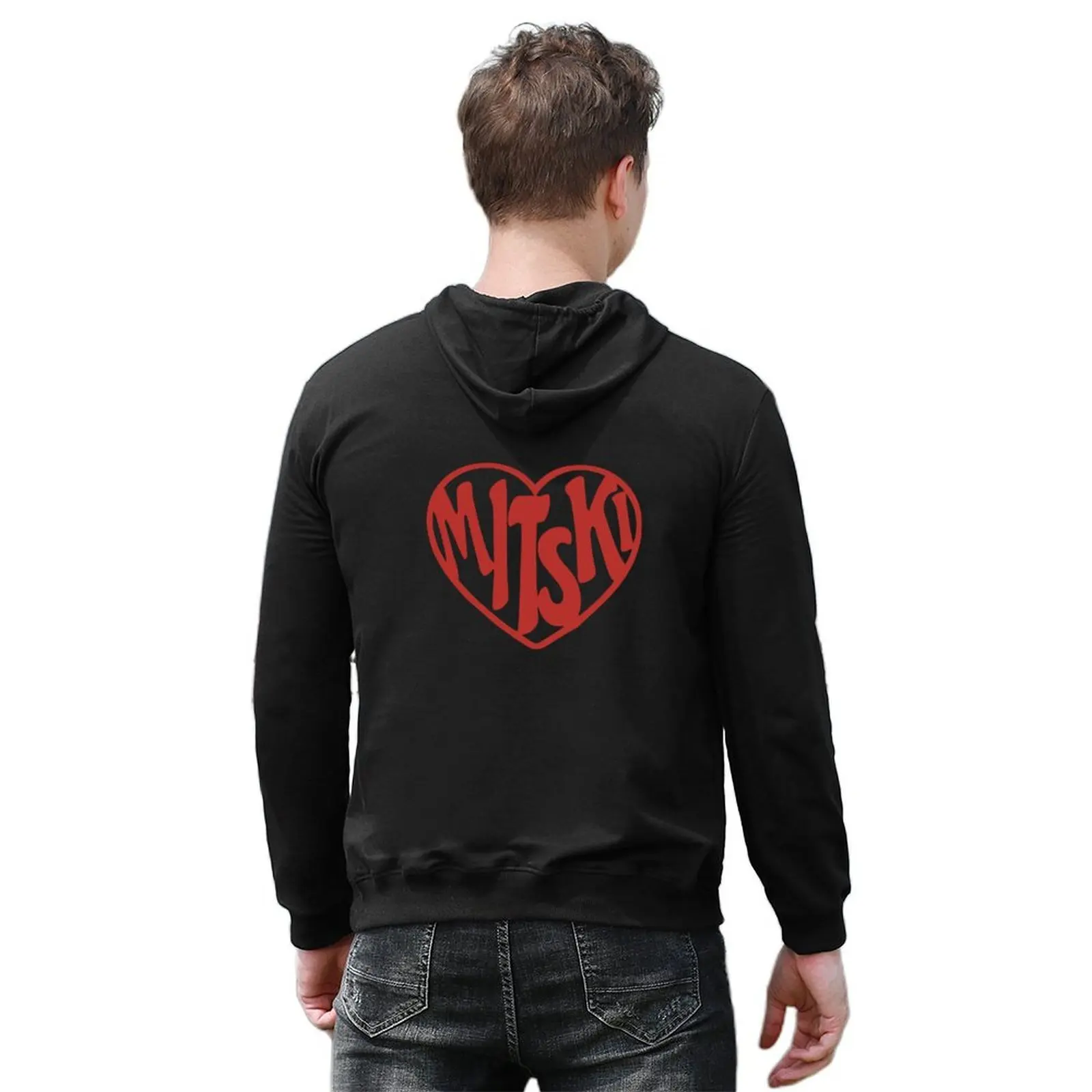 O amor coração vermelho moletom com capuz gráfico t camisas masculinas roupas para homens moda masculina com capuz homem