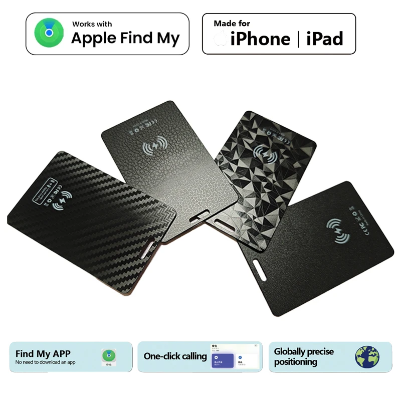 

PBX Трекер для карт-кошелька Bluetooth-трекер Магнитная зарядка GPS Smart Tag Air tag Работа для Apple Find My APP IOS Keys
