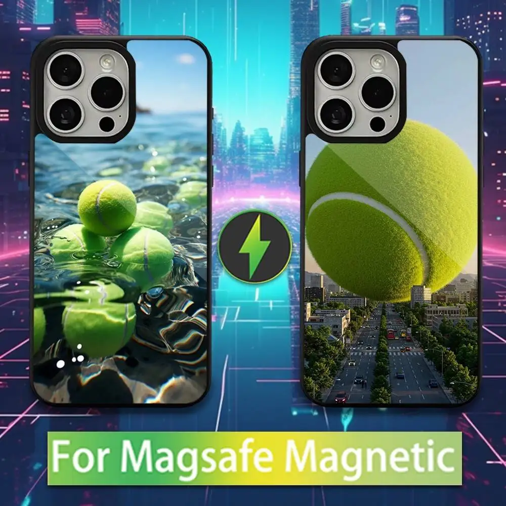 

Sport Art Tennis Phone Case For iPhone 16,15,14,13,12,11,Pro,Max,Plus,Mini,Magsafe,Magnetic Wireless Charging Case