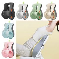 Memory Foam Lumbar Support Cushion Back Support Breathable Lumbar Pillow with Adjustable Slider Ergonomic Seat Back Support