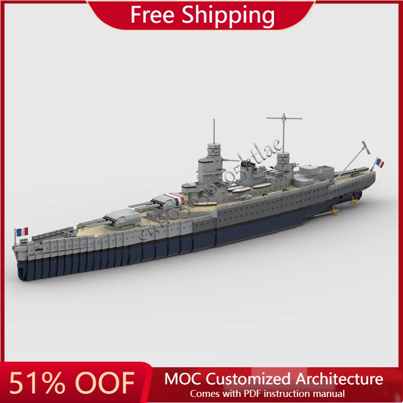 

4589PCS Moc War Series Build Blocks Model Luxury Combat warship Technical Bricks DIY Assembly Construction Toys For Childr Gift