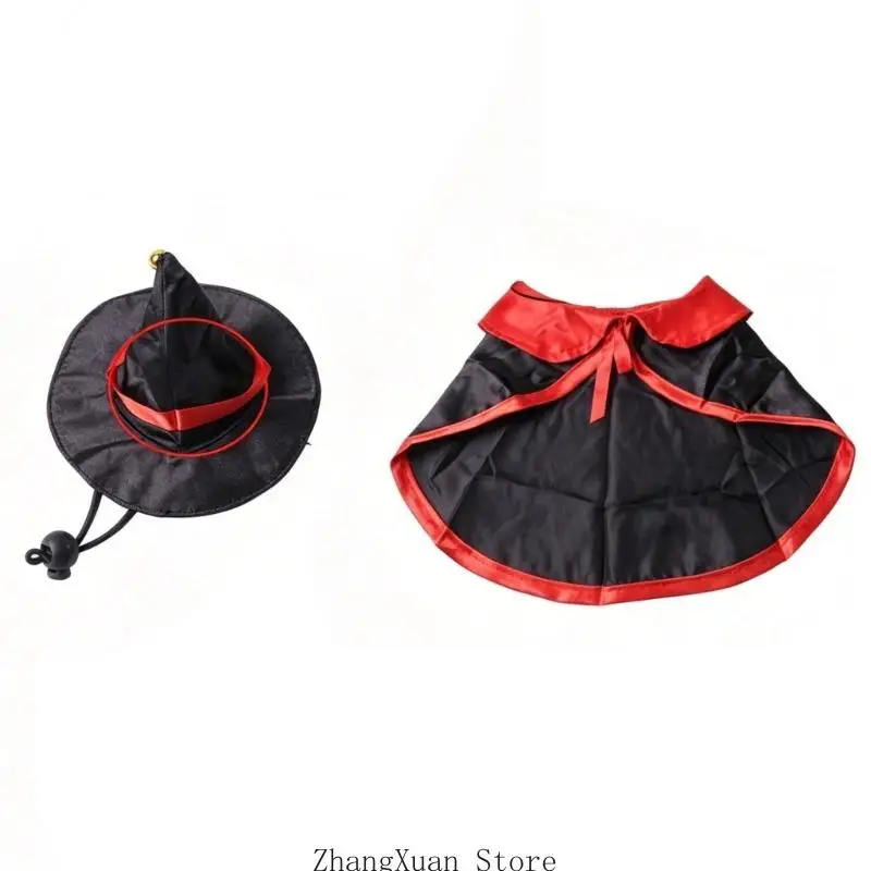 Halloween-Veranda-Statue-Kostüm-Set für Standard-23-Zoll-Vogelpräsentation, Polyester-Outfit für Eingangsbereich und – Detail 4