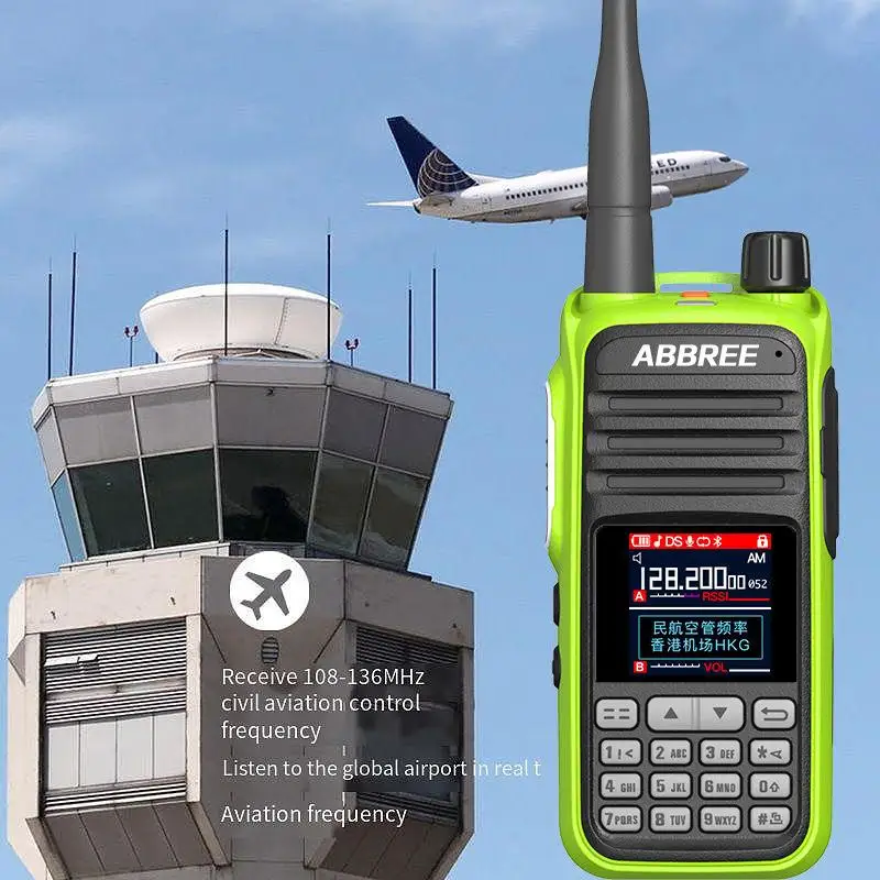 ABBREE AR-730 EU Plug Walkie Talkie двухсторонняя радиостанция, беспроводной комплект, приемник дальнего радиуса действия с HD дисплеем