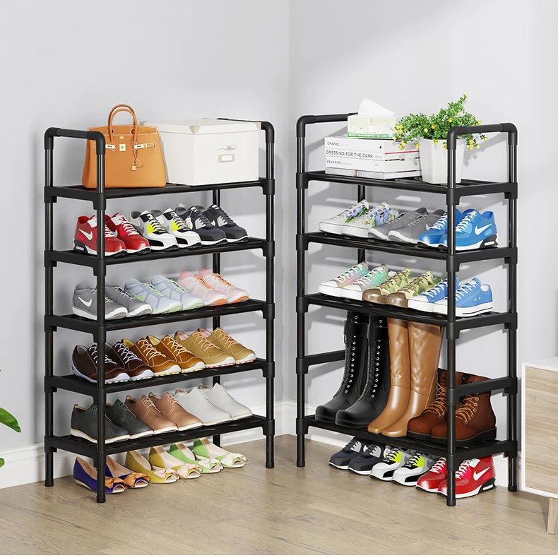 Shoe Storage Rack Boots Holder Space-Saving Shelf Cabinet Stand Organizer