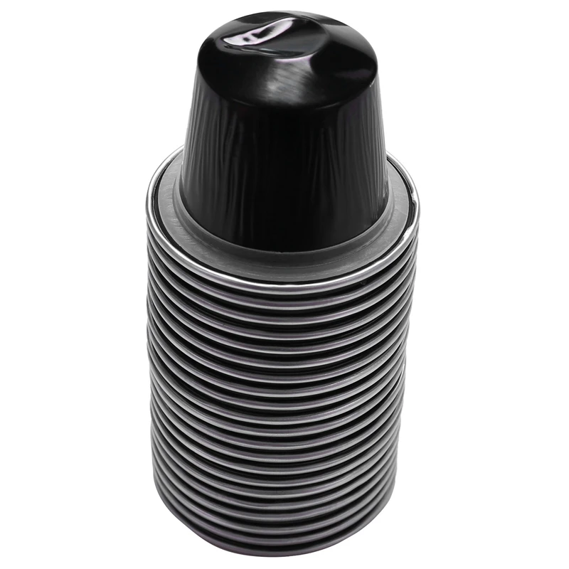 100 Sets Refillable Coffee Capsule Cup Disposable Nespresso Pod for Nescafe Automatic Coffee Machine Food Package Cafe Supplies