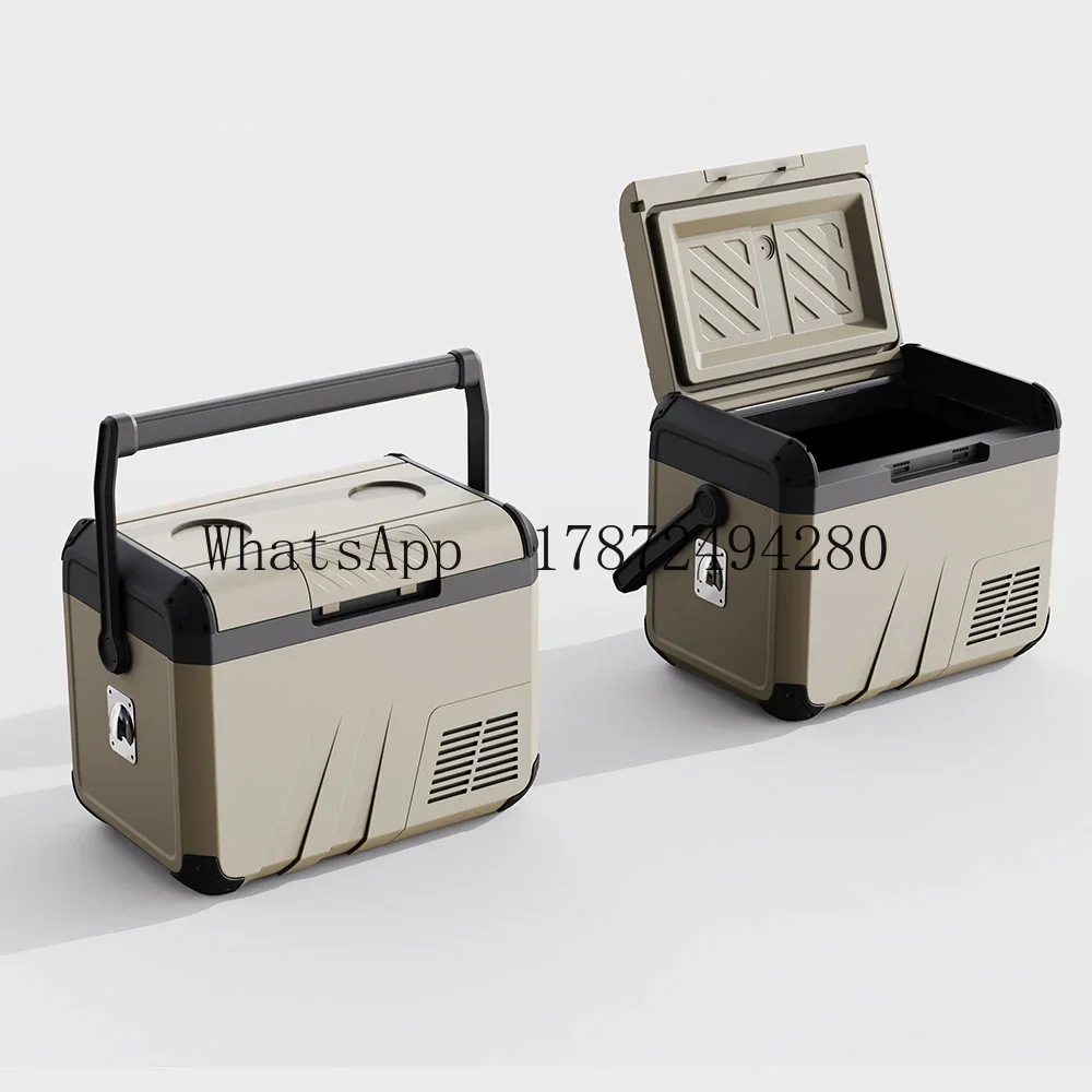 12L DC 12V Car Fridge Camping Cooler Por Fridge Freezer Refrigerator Thermoelectric Cooler Box
