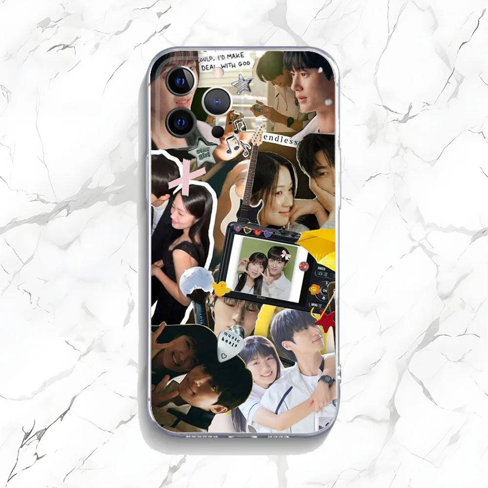 Lovely Runner Korea TV Series Phone Case For iPhone 15,14,13,12,11 Plus,Pro,Max,XR,XS,X,7,8 Plus,SE,Mini Clear Silicone Soft