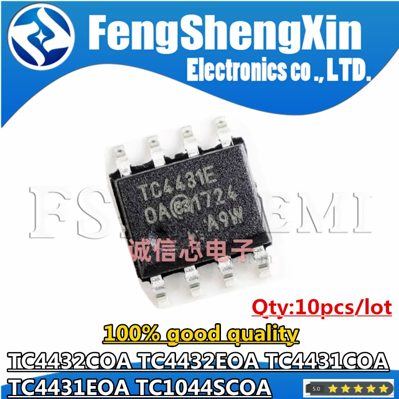 

10pcs TC4432C TC4432COA TC4432E TC4432EOA TC4431C TC4431COA TC4431E TC4431EOA TC1044SCOA TC1044SC SOP-8 Chips