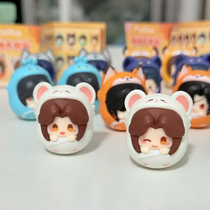 Anime Peripheral Tian Guan Ci Fu Xie Lian Hua Cheng Cute Pet Tumbler Series Blind Bag Kawaii Decor Mysterious Surprise Gift Toys