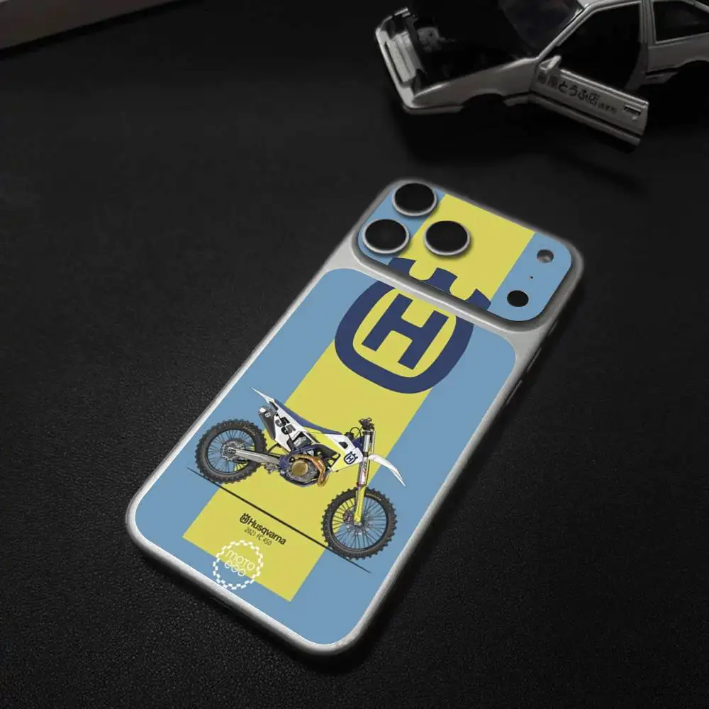 H-Husqvarnas Logo Skin Wrap Decal Sticker Protective Back For IPhone 17 Pro 17 Pro Max view 5