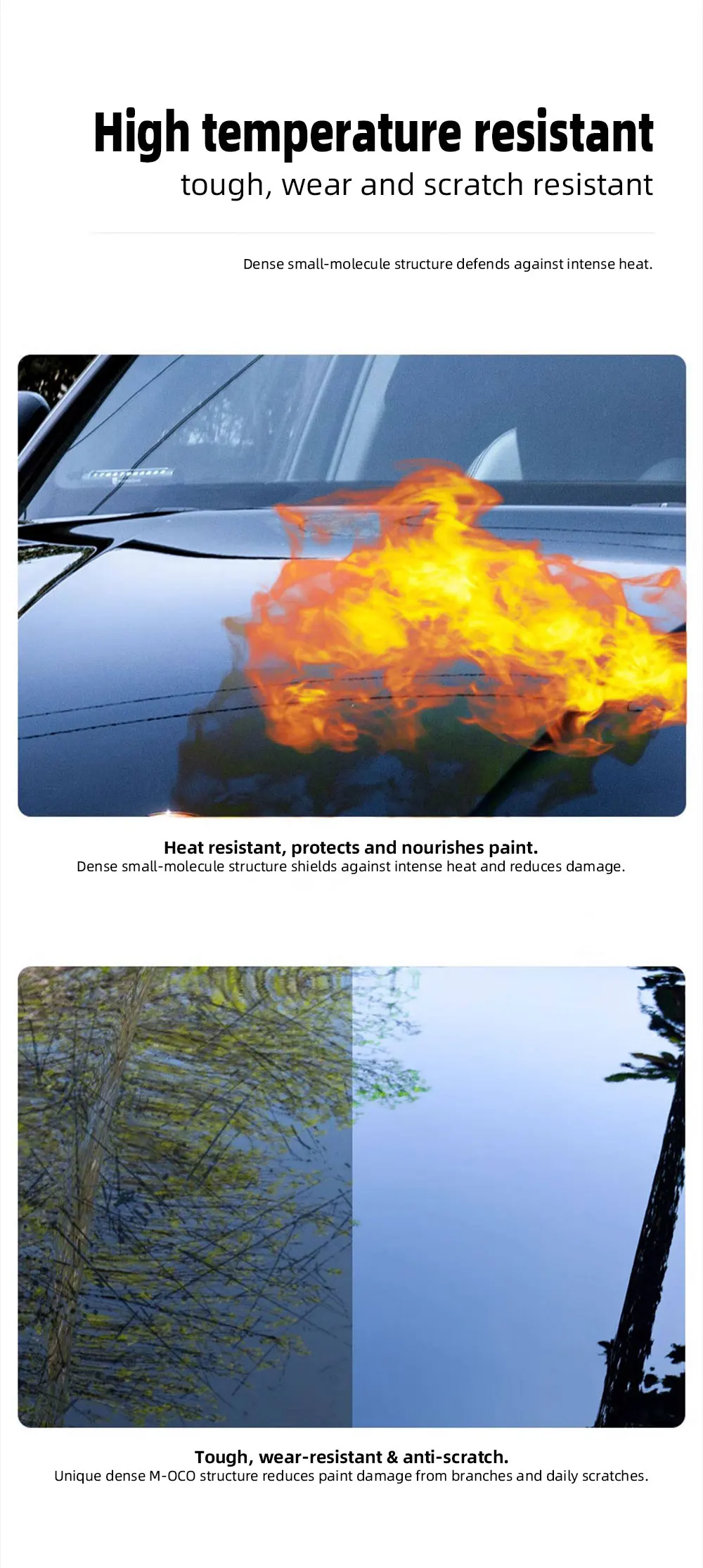 Keramik-Autolackpflege für Auto-Wachs, Polymer-Hydrophobflüssigkeit, Detailing-Zubehör, Nano-Spray-Versiegelung – Detail 6