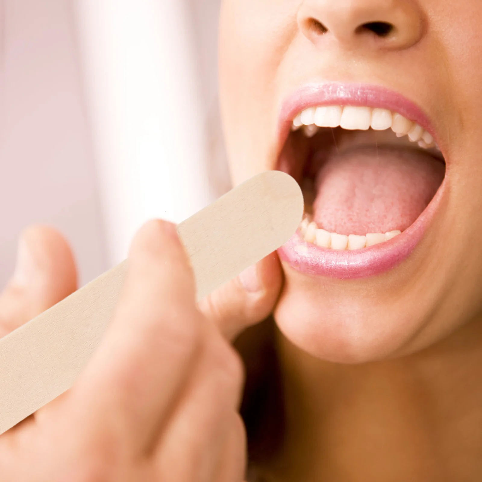 

100pcs Disposable Wooden Tongue Depressors Smooth Safe For Medical Oral Examination Spa Wax Application Craft Diy Projects