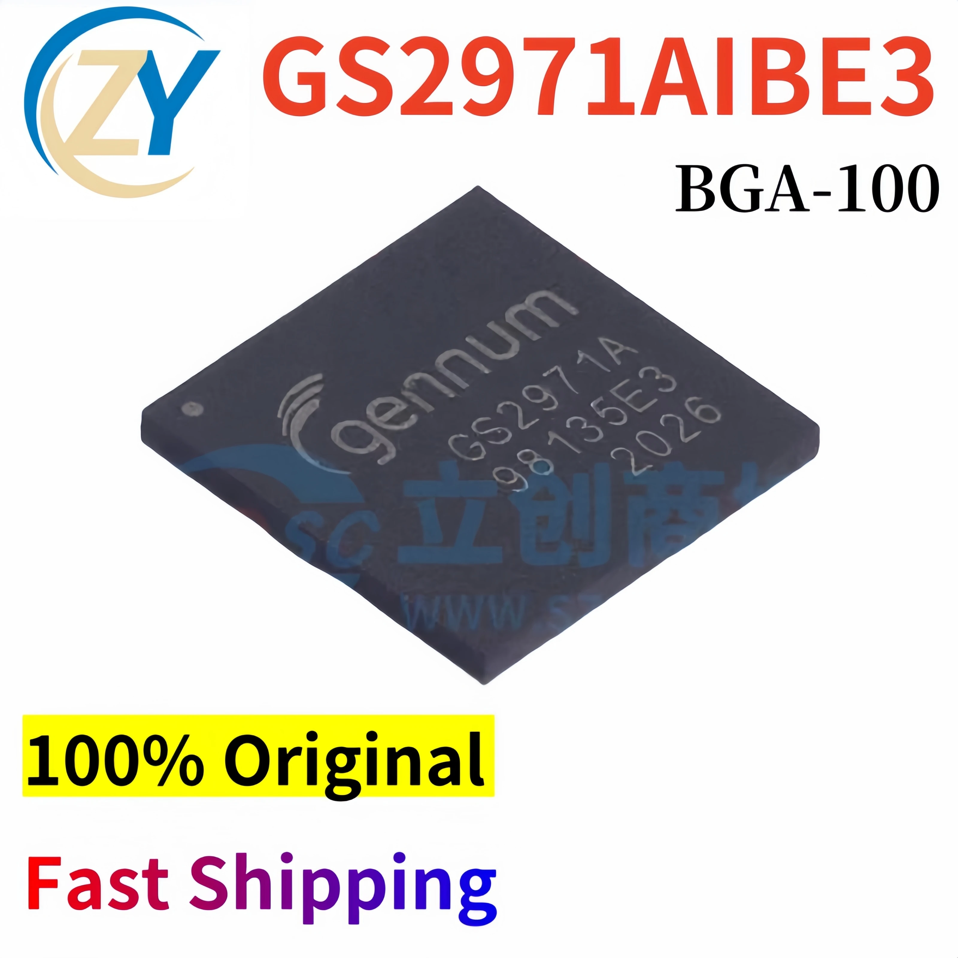 

GS2971AIBE3 Video ICs GS2971 LBGA-100 10bit/20bit Multi-Rate SDI Integrated Receiver 100% Original & In Stock