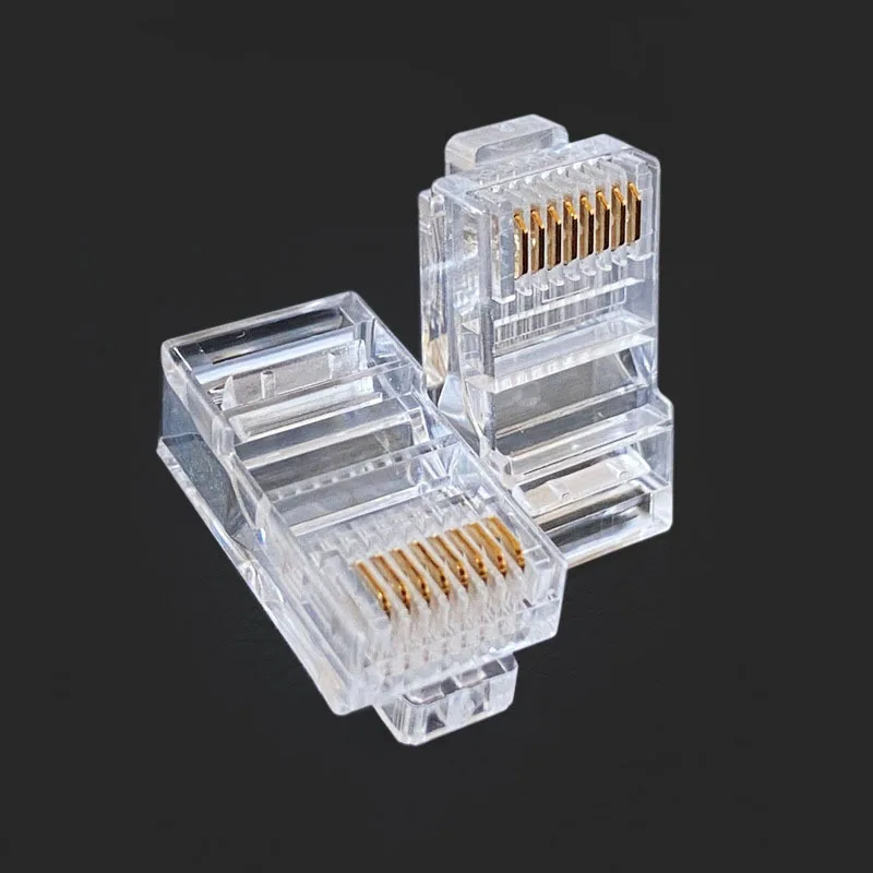 Enchufe Modular de red RJ45, conector Cat5, CAT5e, 8P8C, utp, sin blindaje, Modular, Rj45, Terminal de ordenador, DN001