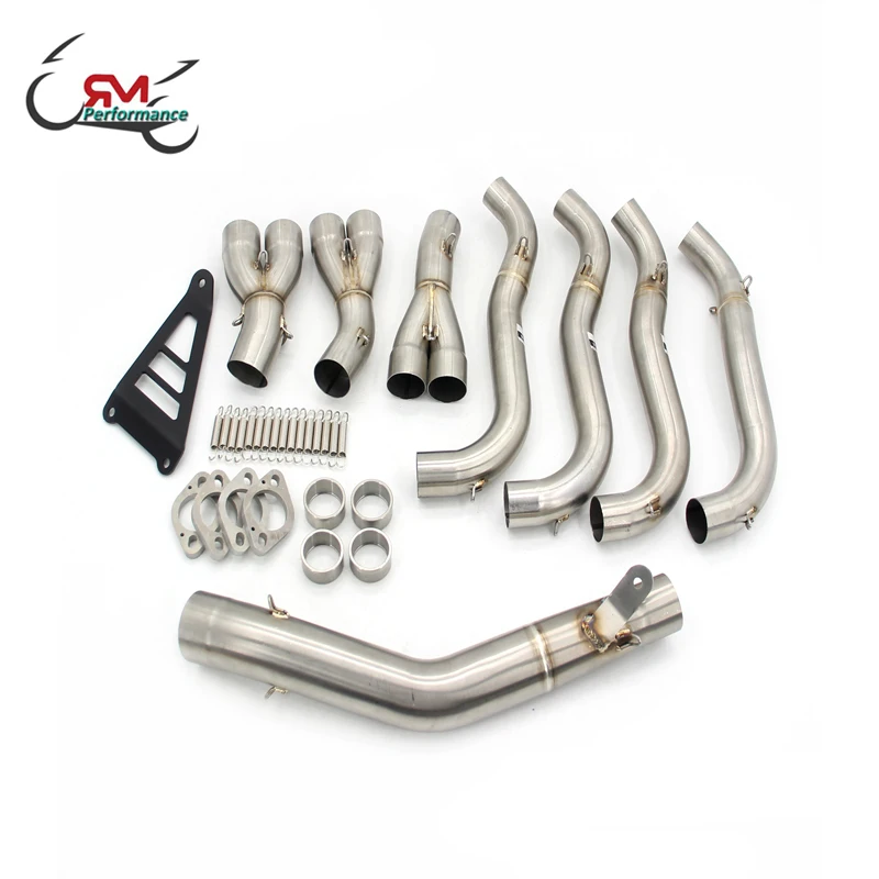 

Для мотоциклов Suzuki GSXR1000 GSXS1000 GSX S1000 GSXR 1000 2017-2023: Модифицированная выхлопная система Slip-on с передней соединительной трубой