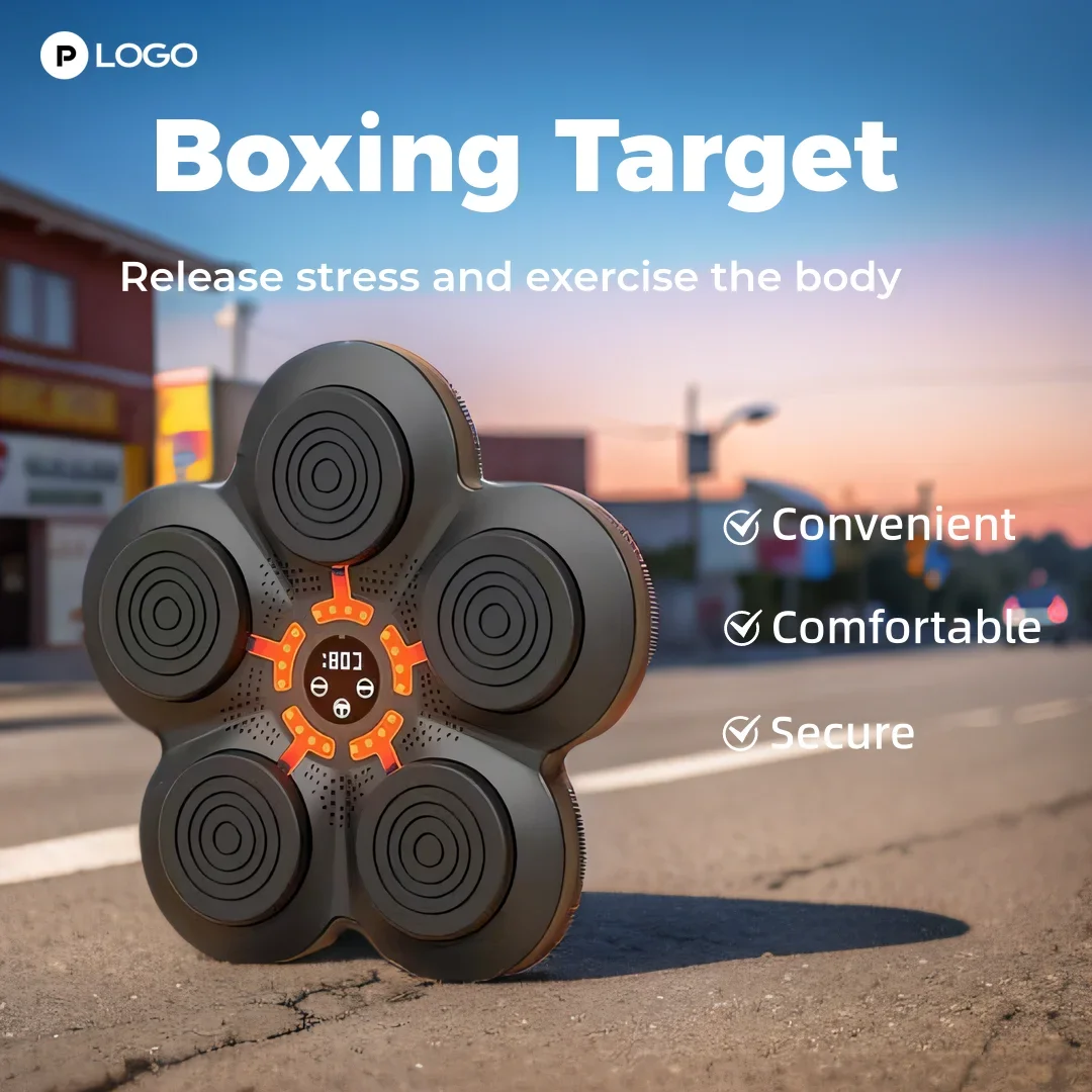 

Smart Bluetooth Boxing Wall Target Training Response Music Boxing Target Hanging Wall Sanda Decompression for Kid Adult
