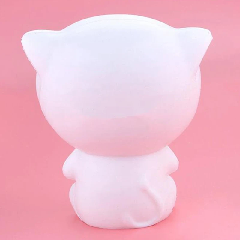 Jumbo Cute Cat Squishy Cartoon bambola Montessori spremere giocattoli lento aumento crema morbida profumata antistress giocattolo regalo per bambini