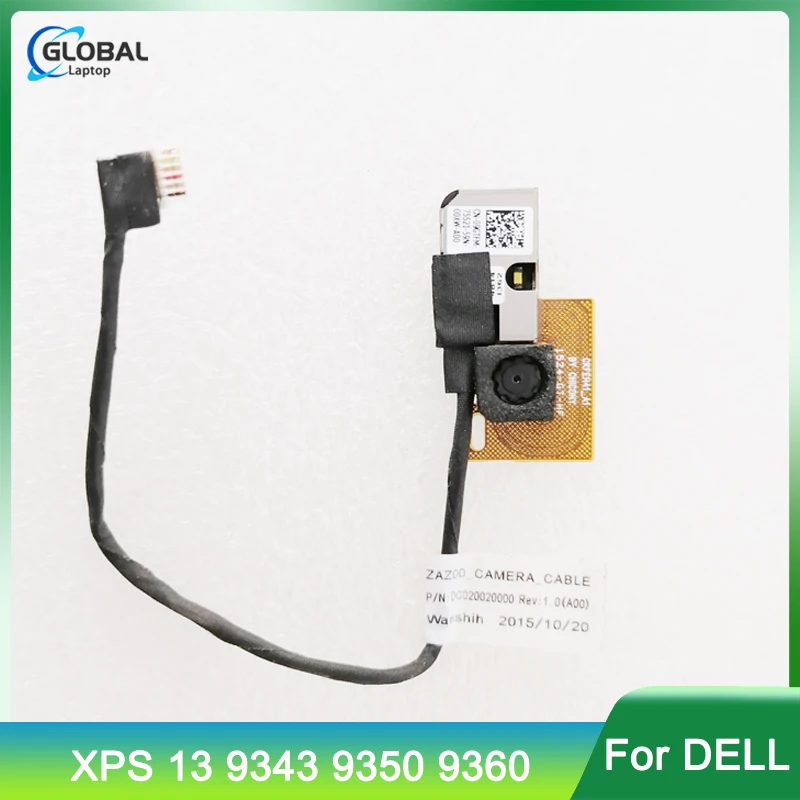 ใหม่แล็ปท็อปเว็บแคมสายกล้องเว็บแคมส่วนประกอบสำหรับ Dell XPS 13 9343 9350 9360 09GTFM DC020020000 Gratis Ongkir