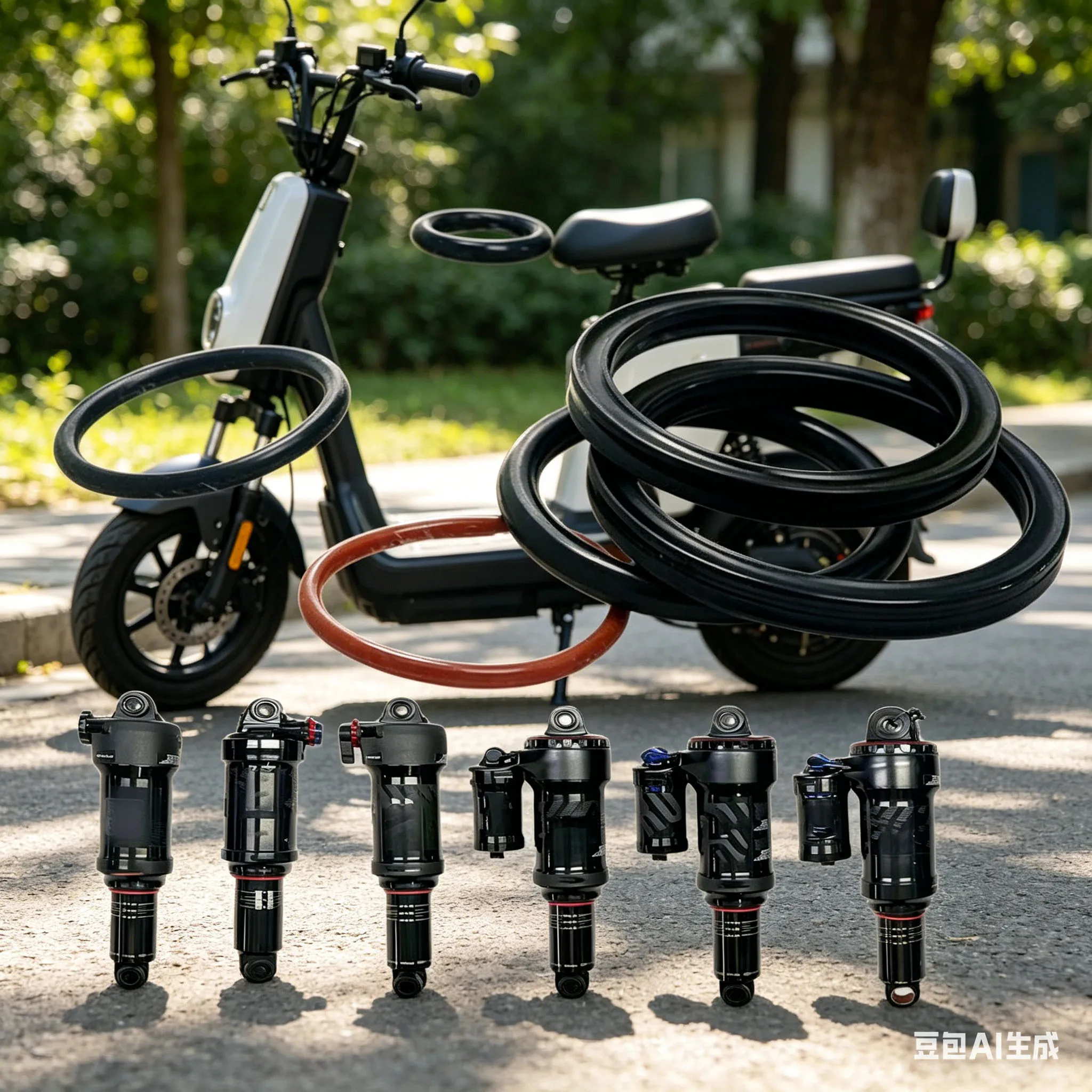Комплект уплотнителей для задних амортизаторов RockShox, SRAM, Super Deluxe/Deluxe/Monarch, резиновые уплотнительные кольца для амортизаторов
