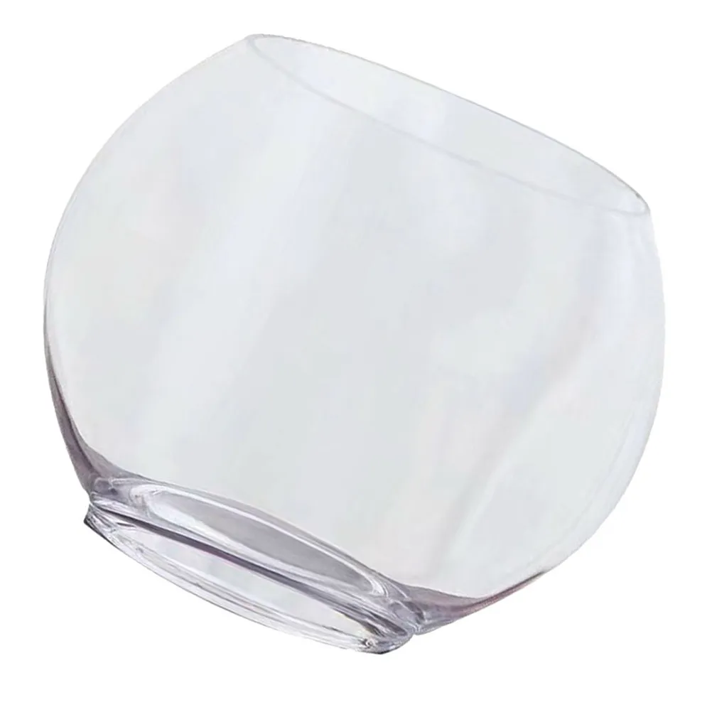 Glass Transparent Ecological Bottle Landscape Container Thickened Landscape Terrarium for Home Office Desktop