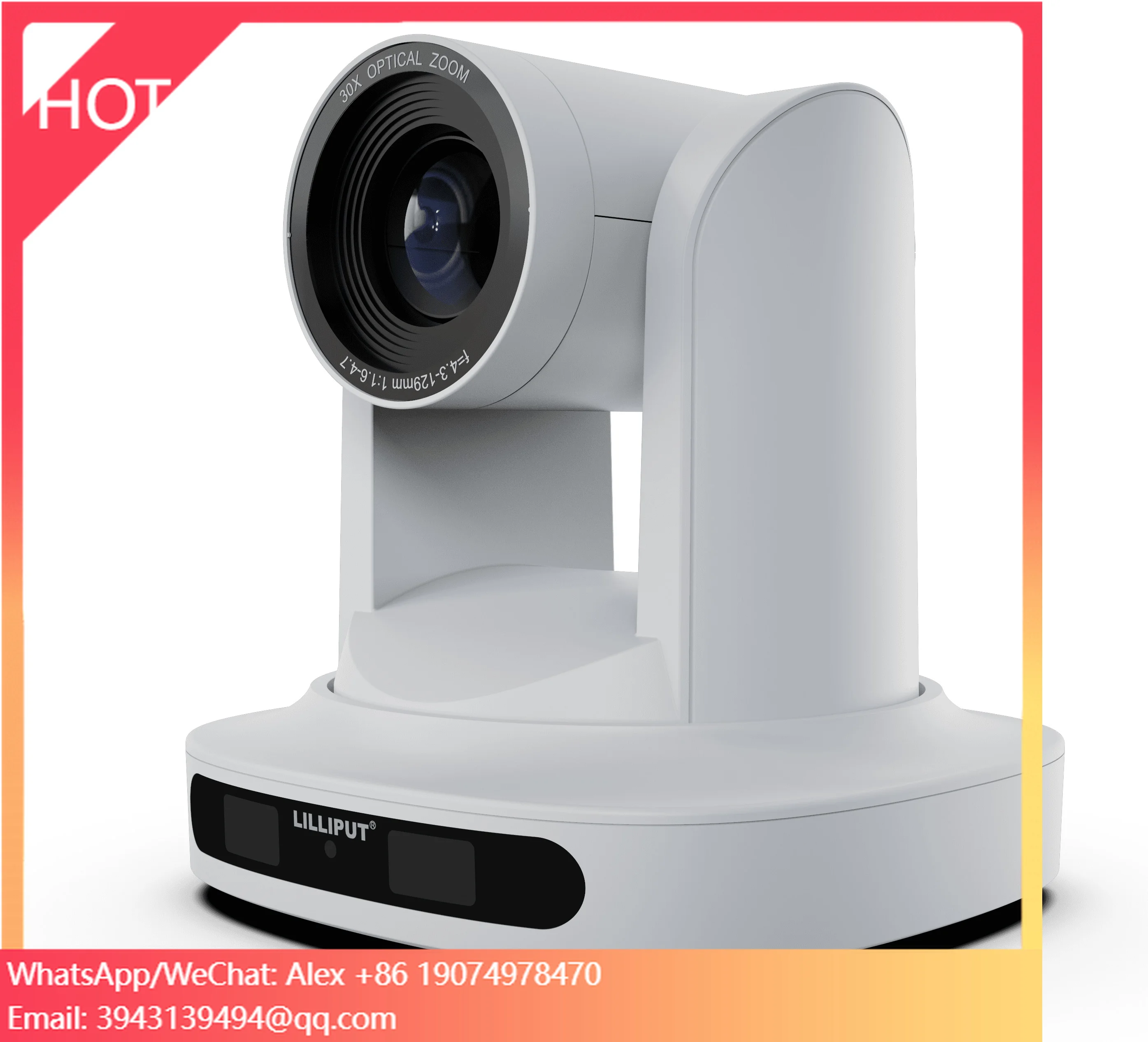 

Камера NDI PTZ 30X-NDI с поддержкой 3G-SDI, LAN, POE, 1080P для прямой трансляции и вещания, камера NDI для церкви