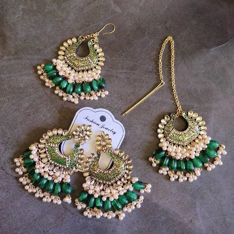 

Индийский Непал, экзотический этнический стиль, индийский танец живота, серьги для выступлений, подвеска на лбу, Pa Sa, украшение на лбу