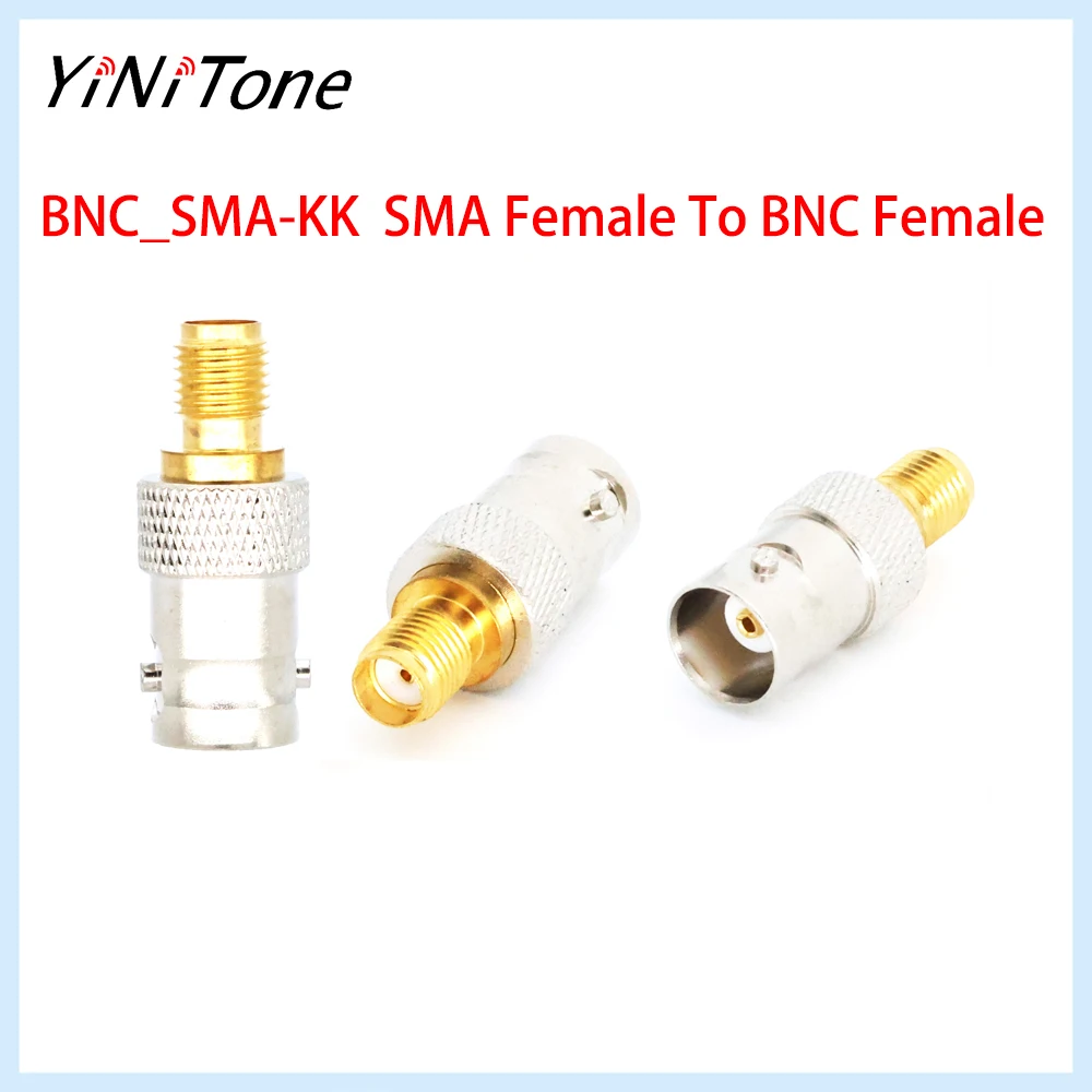 

10pcs Professional BNC/SMA-KK RF Adapter -1000+ Mating Cycles for Yaesu FT-70DR/Kenwood TH-F6A/Radioddity GD-77