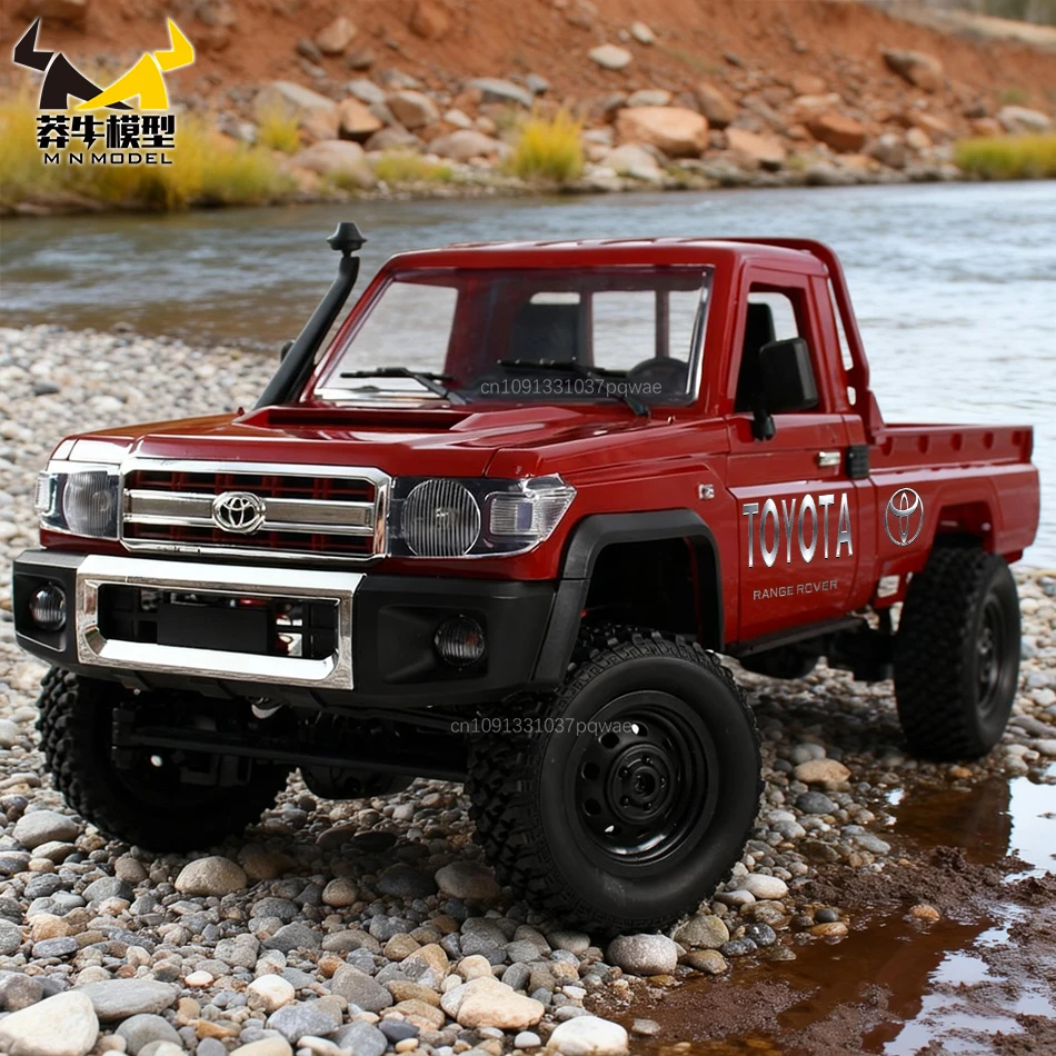 MN MODEL 1/12 4WD LC79 RC Duiken Off-road Auto Militaire Rock Crawler Terreinwagen Waden Flak Gun Truck Speelgoed voor Volwassen Gift
