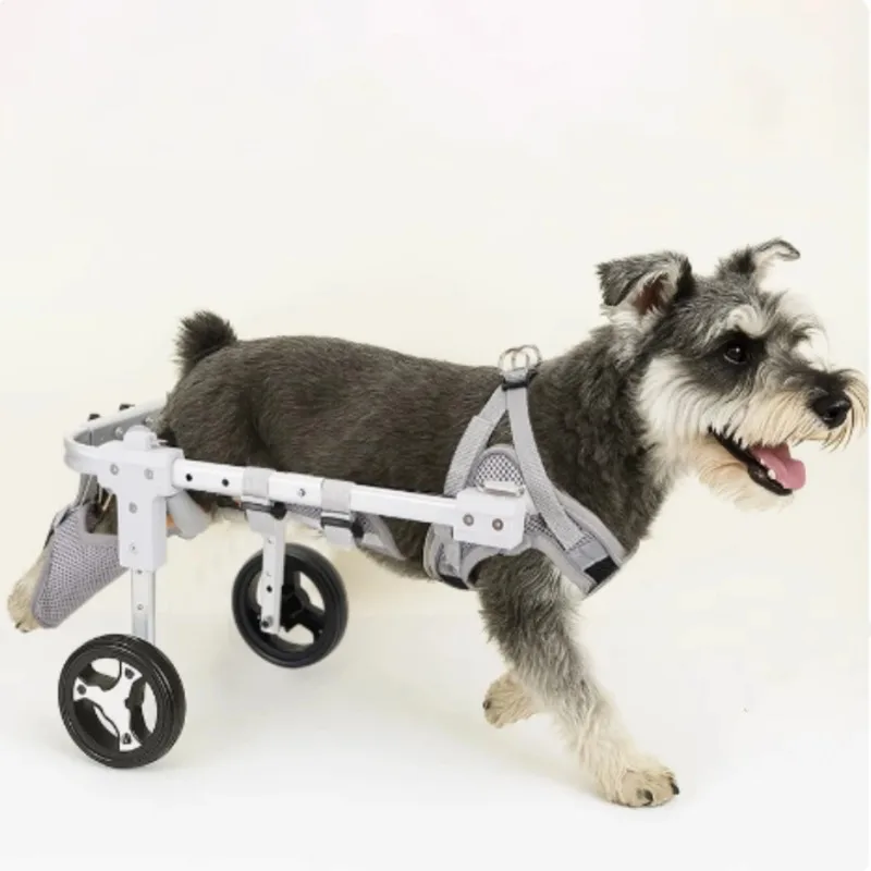

New Upgradeable Dog Wheelchair Adjustable Lightweight Pet Mobility Aid for Hind Legs Support Cat Rehabilitation Stroller