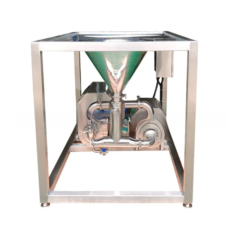 Screw feeder vacuum suction automatic plastic frequency conversion emulsification gear reducer high shear homogeneity