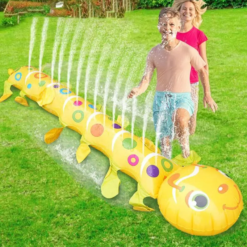 Raupe Sprinkler Für Kinder Raupe Soaker Sprinkler Wasser Spielzeug Outdoor Spritzen Spiel Für Kinder Jungen Mädchen Garten Pool