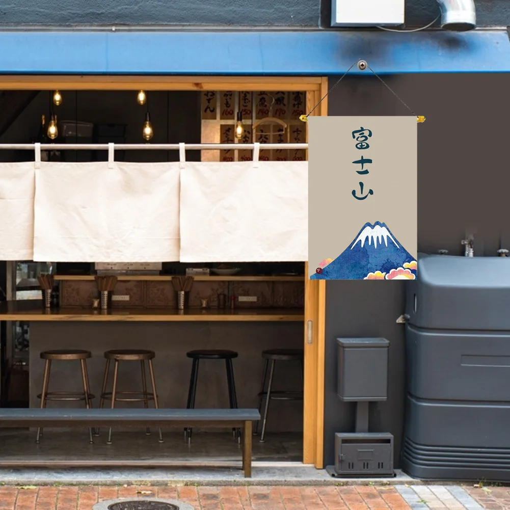 30x45cm glückliche Katze hängen Schnur Flagge japanischen Stil Sushi Restaurant Ammer Banner Oxford Stoff Tür Vorhang Dekoration