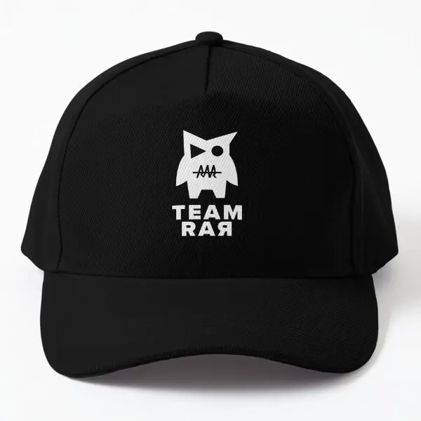 Team Rar Merch Team Rar V0 Crew  Baseball Cap Hat Mens Bonnet  Snapback Women Black Solid Color Printed Fish Hip Hop Spring